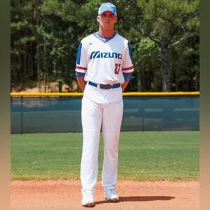 NWT Men’s Mizuno White Baseball Pants - Small